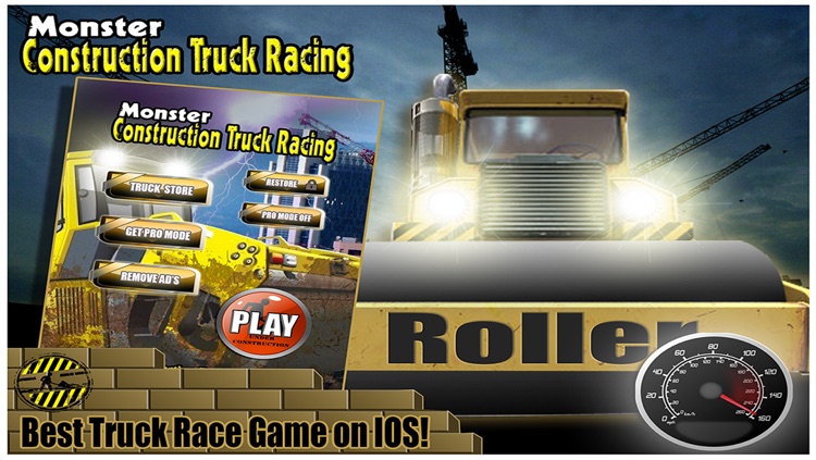 Monster Construction Truck Racing Free : Road Roller, Crane and Mega loader car sim