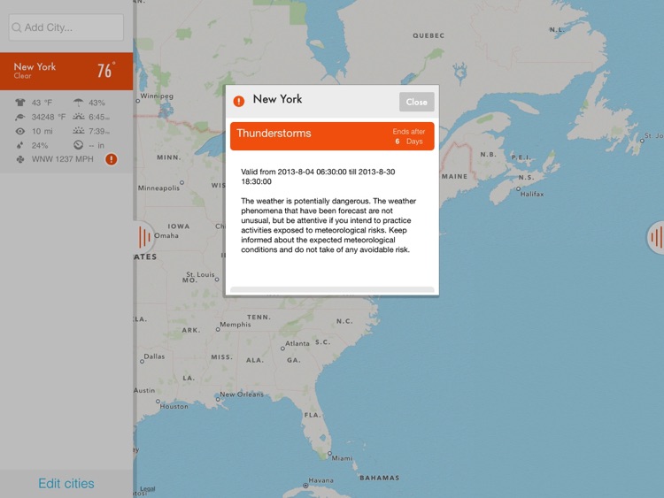 NOAA Radar & Hurricane inFocus - by Clear Day™ (Storm Alerts, Hurricane Tracker & Weather Forecast) screenshot-4
