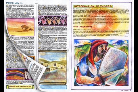 The Holy Bible - Handwritten and Illustrated by Dino Mazzoli screenshot 3