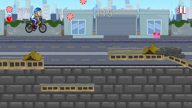 Down-Town Bike-R Dash: BMX Street Jump(圖1)-速報App