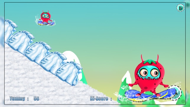 Barry the Berry Snow Monster : The Winter Fun Ski Race(圖5)-速報App