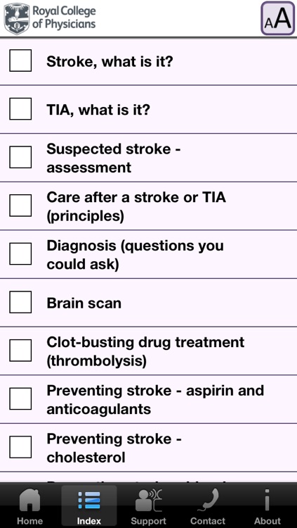 RCP Stroke Guideline 2012 – Patient and Carer