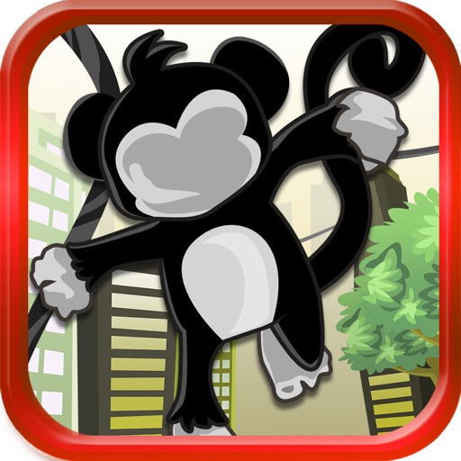 Crazy Spider Monkey: Parkour Rope Escape iOS App