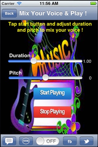 Funny Sound and Music Mixer.Funny Voice Mixer.Turn your speech or song into funny sound. screenshot 4