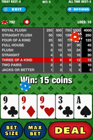 Vegas Casino Video Poker screenshot 3