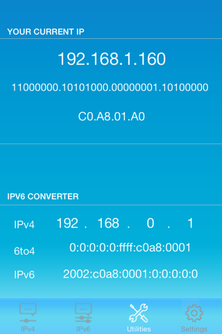 IPv4 and IPv6 Subnet Calculator screenshot 2