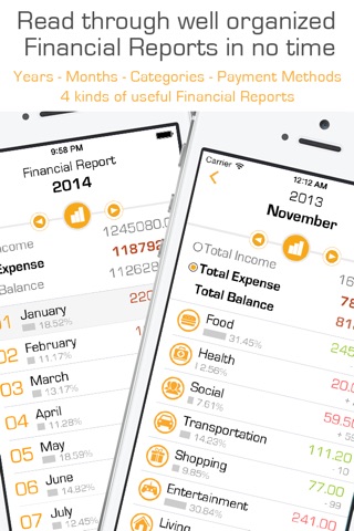 Wealthy! - Track expenses, take photo, and share at one step. screenshot 4