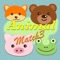 animal face match match 3 - preschool and kindergarten learning games