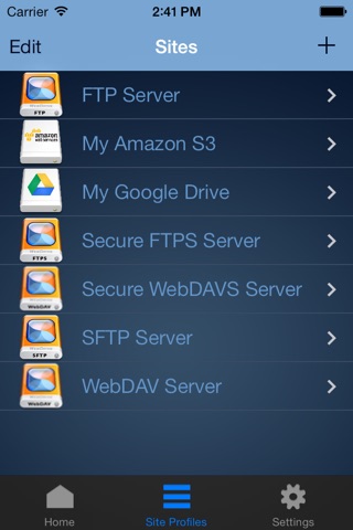 WebDrive – WebDAV, SFTP, FTP Secure File Transfer Client screenshot 3