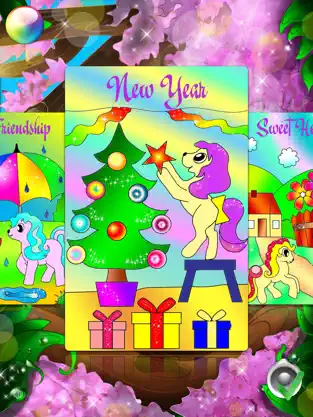 Captura de Pantalla 4 PONI - dibujos para colorear para niñas, hojas para pintar de ponis, muñecas pegaso y juegos para bebés iphone