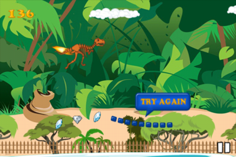 Jumping Dino - crazy live adventure in a pre historic land screenshot 4