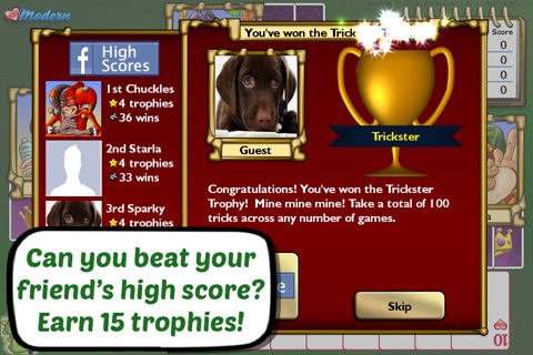 Championship Hearts Card Game screenshot 4