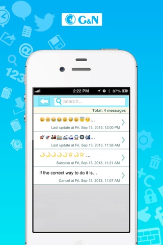 Message & Emoji + Texting + SMS + MMS - Cool Fonts - Characters + Symbols - Smileys + Icons - Color Text + Font - Symbol Keyboard - Free screenshot 3