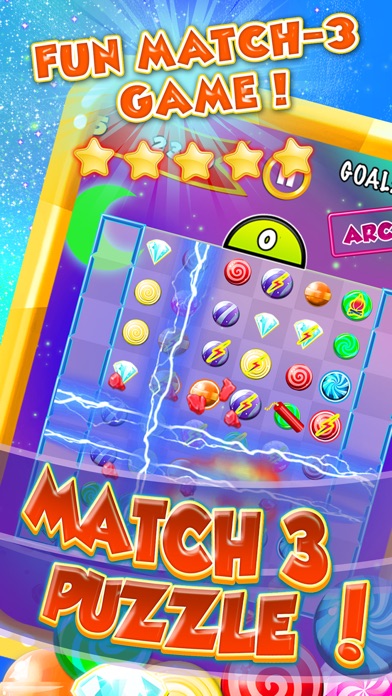 ```A CANDY MATCH-3 2015` - FRUIT MANIA ADVENTURE IN MYSTERY PUZZLE GAME VIB-ER POP 1.0 IOS