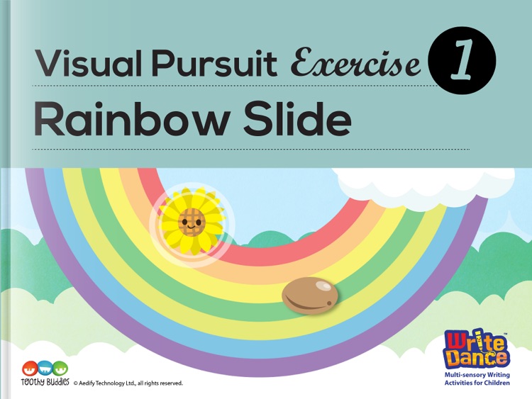 Visual Pursuit Exercise: Rainbow Slide by Aedify