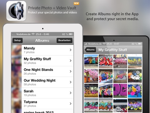 Private Photo and Video Vault PRO for iPad - The Ultimate Photo+ Video Manager screenshot 2