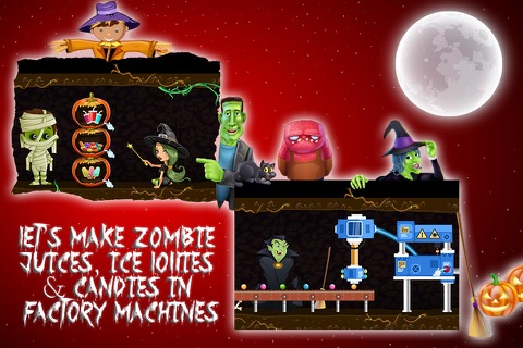 Zombie Juice Factory – Make carnival food in this crazy cooking game for kids screenshot 4