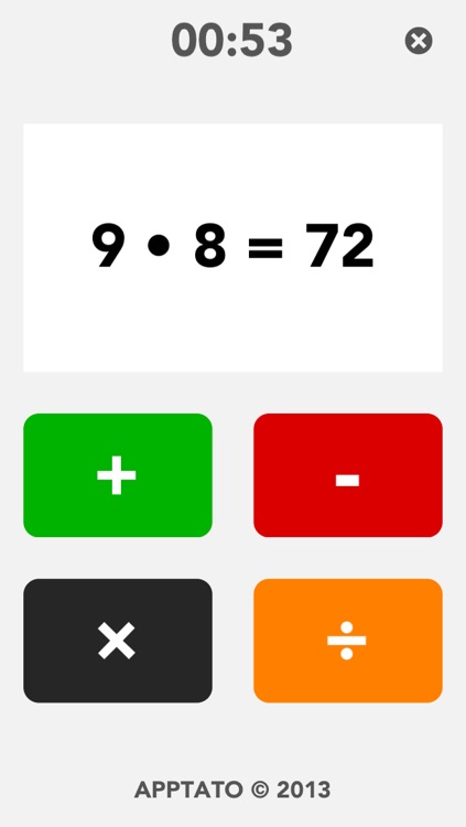 Math Signs Quiz - Arithmetic Operations