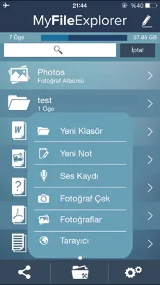 Screenshot 2 My File Explorer iphone