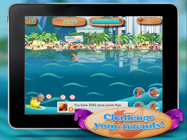 Granny Surfer HD - Crazy Big Wave Tropical Surfing Mania(圖4)-速報App