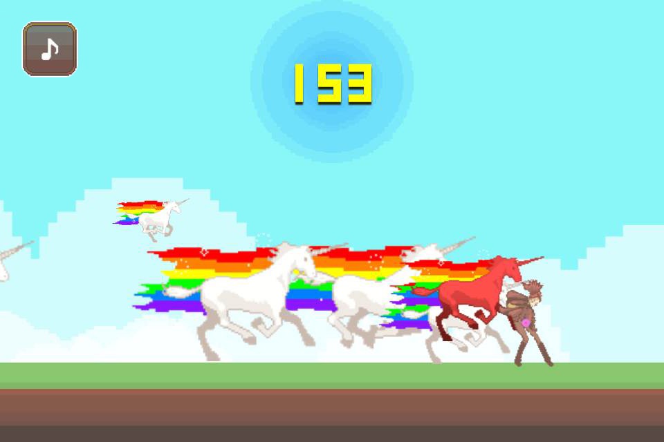 Unicorn Heart Ninja : Rainbow Escape of The Brave Hero screenshot 3
