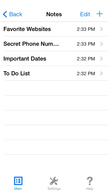 EZ Private Notes: Protect & Keep Your Personal Notes Safe Free Version