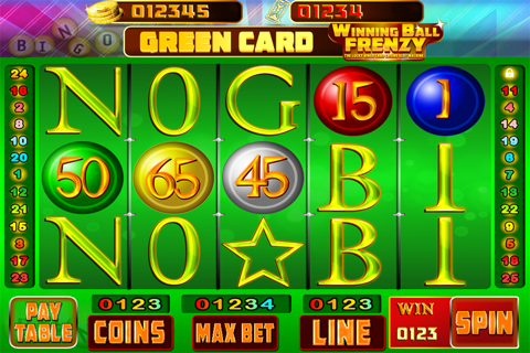 Winning Ball Frenzy : The Lucky Bingo Card Casino Slot Machine - Free Edition screenshot 4