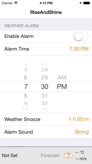 RiseAndShine - Weather Alarm Clock(圖2)-速報App