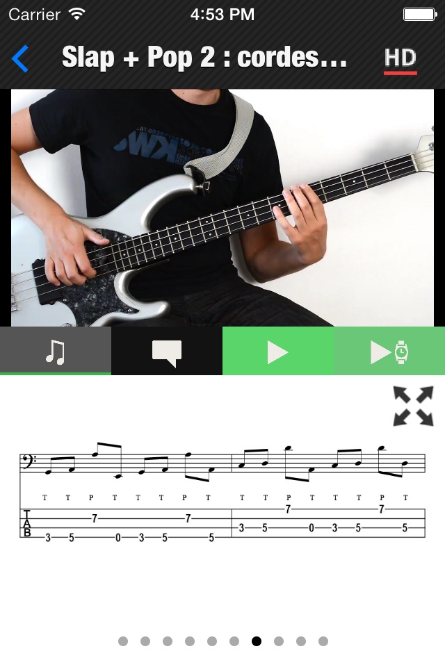 Slap Bass Method HD LITE screenshot 3