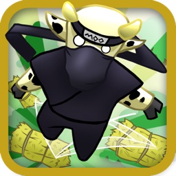 Ninja Cow Jump: Hay Season Adventure