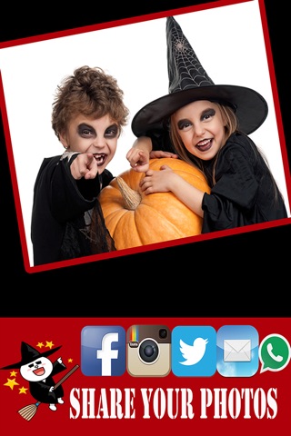 Scary Halloween Photo Editor - Ghostify image with daring emoji emoticons screenshot 3