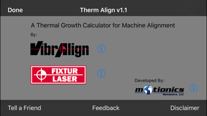 How to cancel & delete Therm Align - A Thermal Growth Calculator for Machine Alignment from iphone & ipad 4