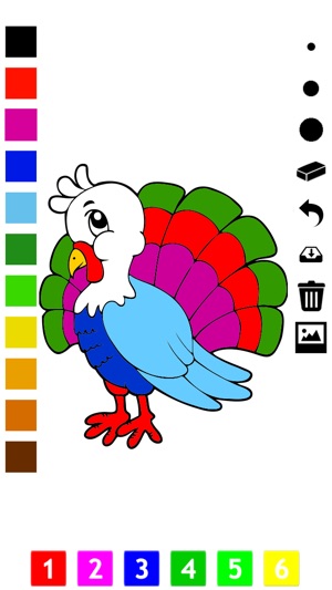 Thanksgiving Coloring Book ： 圖畫書 感恩節為兒童(圖1)-速報App