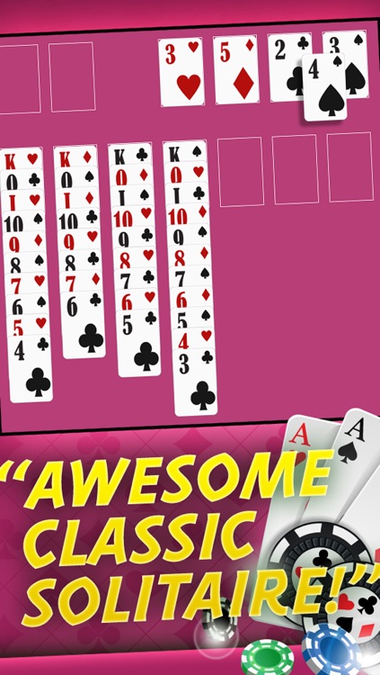 A Solitaire Pink Free Card Game