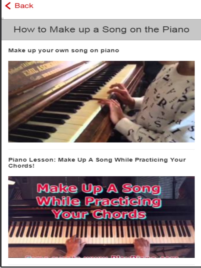 How To Make Your Own Song On Piano