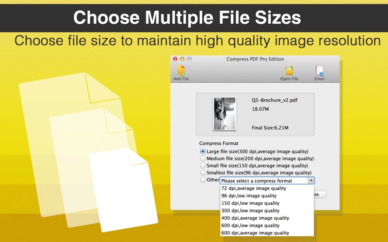 Compress PDF Pro Edition Screenshot