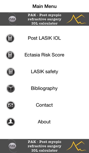 Post myopic refractive surgery IOL Calculator and Calculator(圖1)-速報App