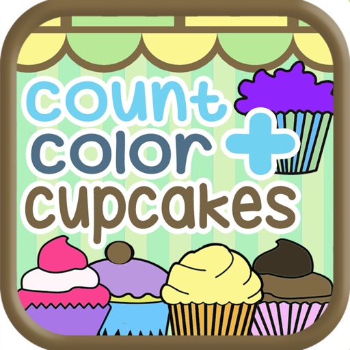 Counting Cupcakes - A Sweet Addition Paint and Color Book icon