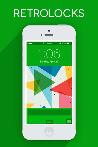 RetroLocks for iOS7 - Cool Unique Lock Screen Backgrounds & Wallpapers for iPhone screenshot 3