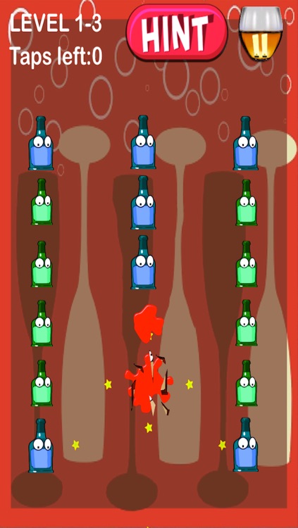 Breaking Bottles Multilevel Tap Strategy Mind Game