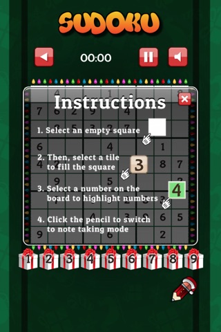 Sudoku - Christmas solving puzzle screenshot 2