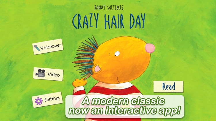 Crazy Hair Day - by Barney Saltzberg (iPad version by Auryn Apps)