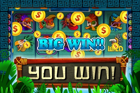Aztec Slots Party Coin Mania - Addictive Slot-Machines Casino Style Simulation Game FREE screenshot 2