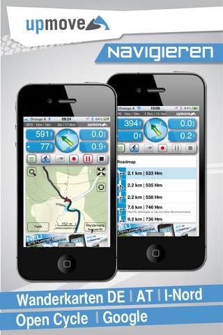 upmove GPS for mountainbike powered by Drei screenshot 2