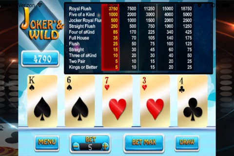 VDO Poker screenshot 3