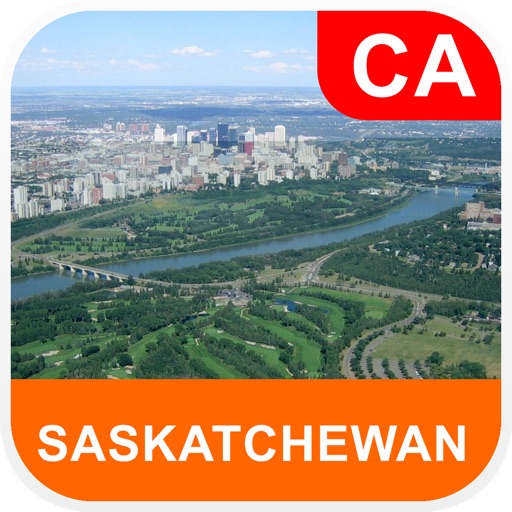 Saskatchewan, Canada Map - PLACE STARS