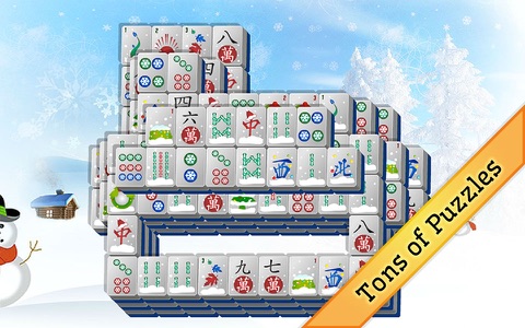 Winter Mahjong screenshot 2