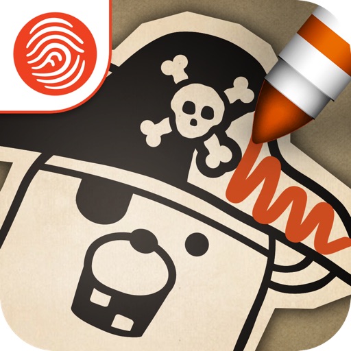 Pirate Scribblebeard's Treasure by Kidoodle - A Fingerprint Network App