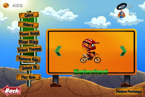 A Stickman Motorcross Downhill Climb Bike Adventure Race FREE screenshot 2