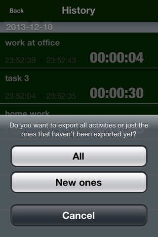 Time logger tool for track and analyze your time. screenshot 4